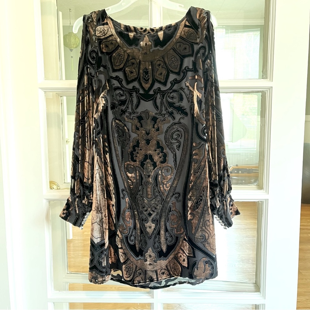 Alexia Admor Chocolate Velvet Dress